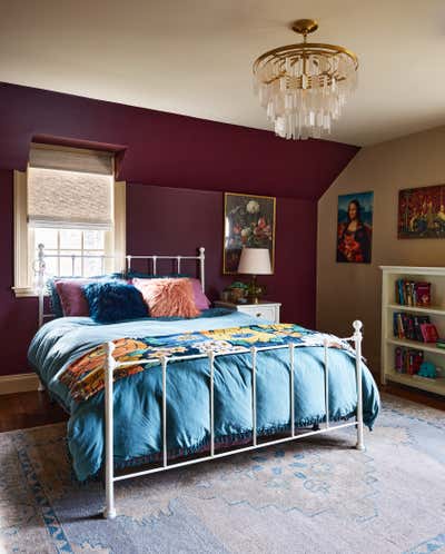  British Colonial Preppy Family Home Bedroom. The Sawyers: Second Floor by Feng Shui Style.