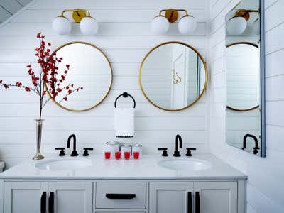  British Colonial Eclectic Family Home Bathroom. The Sawyers: Second Floor by Feng Shui Style.