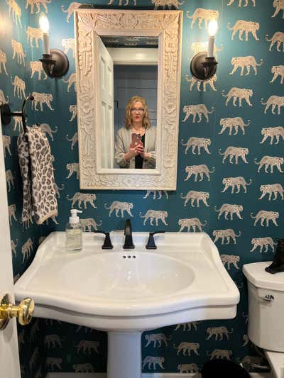  Preppy Family Home Bathroom. The Sawyers: English Pub by Feng Shui Style.