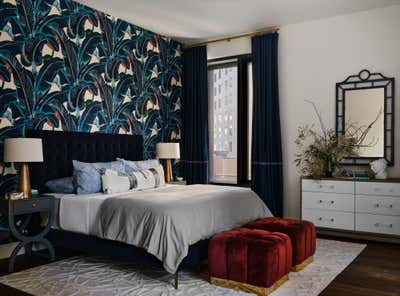  Eclectic Bedroom. Four Seasons Residences by Jeff Schlarb Design Studio.