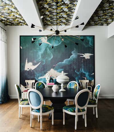  Eclectic Dining Room. Four Seasons Residences by Jeff Schlarb Design Studio.