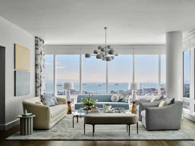 Contemporary Living Room. Four Seasons Residences by Jeff Schlarb Design Studio.