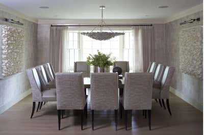  Traditional Contemporary Family Home Dining Room. Sunrise Road by Ruggles Mabe Studio.