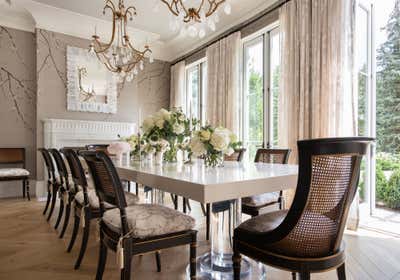  Traditional Family Home Dining Room. Polo Club by Ruggles Mabe Studio.