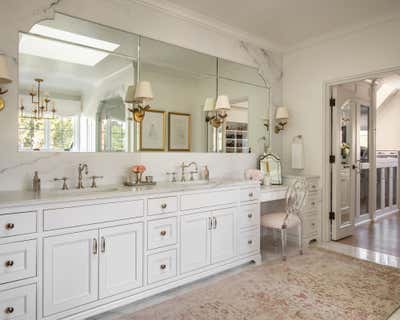  French Family Home Bathroom. Polo Club by Ruggles Mabe Studio.
