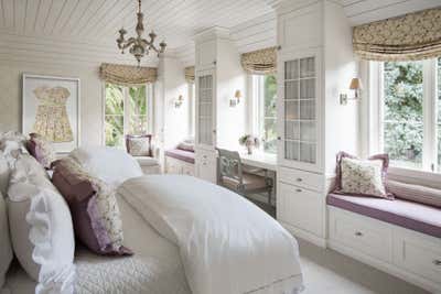  French Family Home Bedroom. Polo Club by Ruggles Mabe Studio.