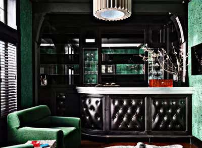  Contemporary Family Home Bar and Game Room. Boldly Traditional  by The Young Companies, Inc..