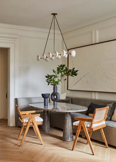  Contemporary Family Home Dining Room. D.C. Rowhouse by Jeremiah Brent Design.