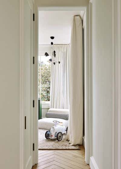 Contemporary Children's Room. D.C. Rowhouse by Jeremiah Brent Design.