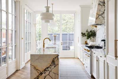  Contemporary Family Home Kitchen. D.C. Rowhouse by Jeremiah Brent Design.