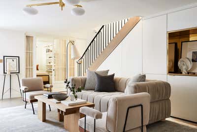  Contemporary Family Home Living Room. D.C. Rowhouse by Jeremiah Brent Design.