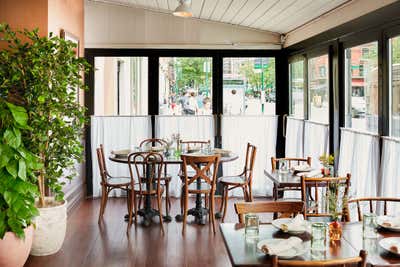  Traditional Restaurant Dining Room. Felice- 224 Columbus Avenue by Sam Tannehill Interiors.