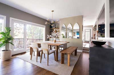  Contemporary Traditional Family Home Dining Room. Blacksmith Ridge by MK Workshop.