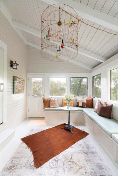  Country Mid-Century Modern Family Home Patio and Deck. Blacksmith Ridge by MK Workshop.
