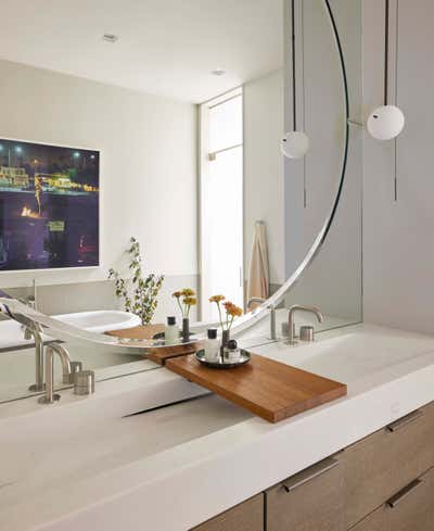  Transitional Modern Vacation Home Bathroom. Tribeca by Studio Gild.