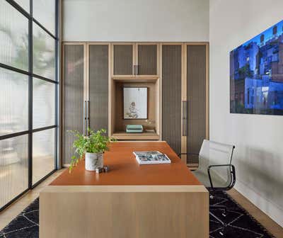 Transitional Modern Vacation Home Office and Study. Tribeca by Studio Gild.