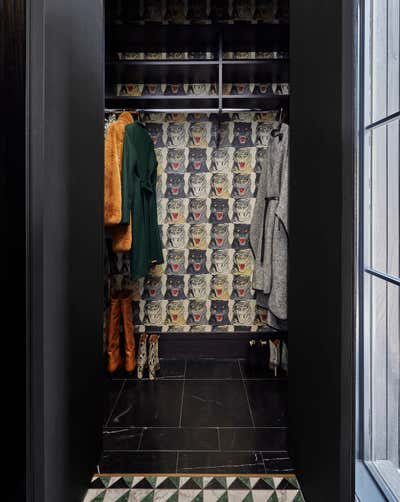  Transitional Modern Family Home Storage Room and Closet. Winchester II by Studio Gild.