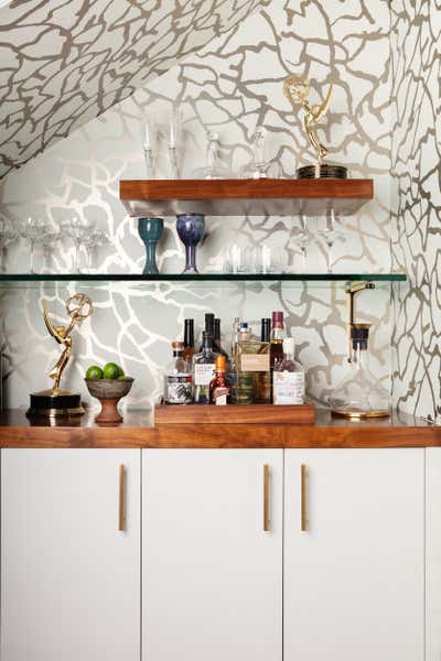  Contemporary Family Home Bar and Game Room. Culver City  by Jeff Andrews - Design.