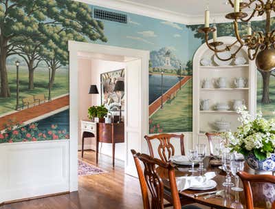  Country Dining Room. Shadow Lawn by Lucas/Eilers Design Associates LLP.