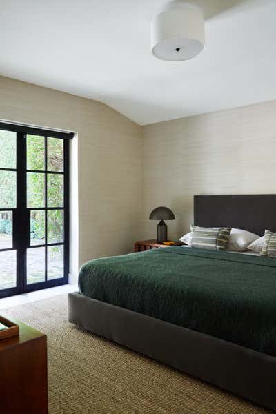  Art Deco Minimalist Beach House Bedroom. Miami Beach Bungalow by GRISORO studio.