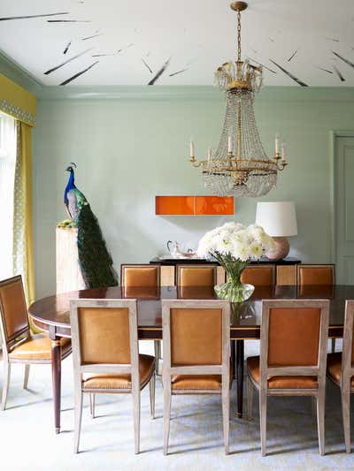  Traditional Family Home Dining Room. Art in the Fast Lane by Barrie Benson Interior Design.