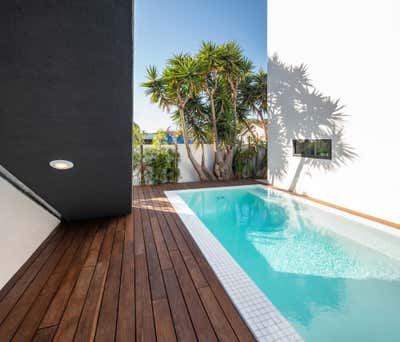  Minimalist Scandinavian Beach House Exterior. Walnut by VerteX Design Studio.