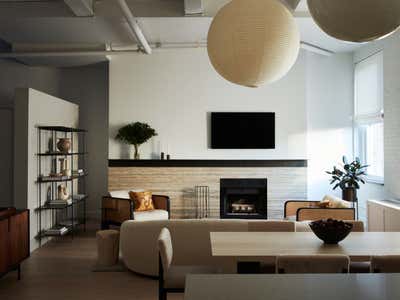  Minimalist Living Room. West Village Loft by Elyse Petrella Interiors.