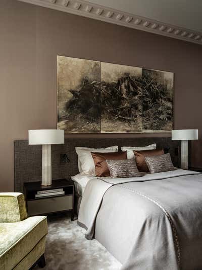  Contemporary Apartment Bedroom. PIED-A-TERRE OF ART LOVERS by ELENA KORNILOVA ARCHITECTURE D'INTERIEUR.