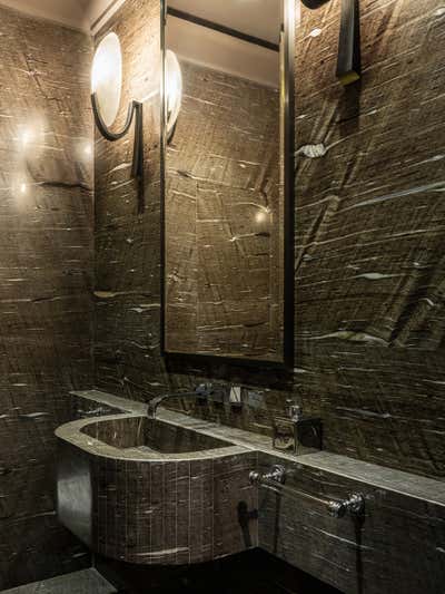  Bohemian Apartment Bathroom. PIED-A-TERRE OF ART LOVERS by ELENA KORNILOVA ARCHITECTURE D'INTERIEUR.