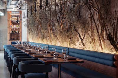  Modern Restaurant Dining Room. Forest by UCHRONIA.