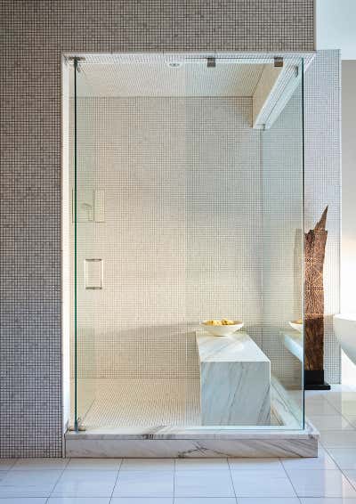Contemporary Bathroom. A First Time Remodeler's Sanctuary by Andrea Schumacher Interiors.
