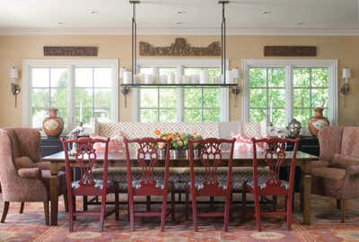  Traditional Family Home Dining Room. Collected Beauty by Andrea Schumacher Interiors.