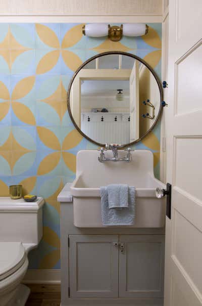  Eclectic Family Home Bathroom. Mountain Magic by Andrea Schumacher Interiors.