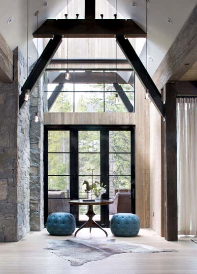  Organic Entry and Hall. Mountain Contemporary by Andrea Schumacher Interiors.