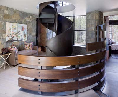 Organic Entry and Hall. Mountain Contemporary by Andrea Schumacher Interiors.