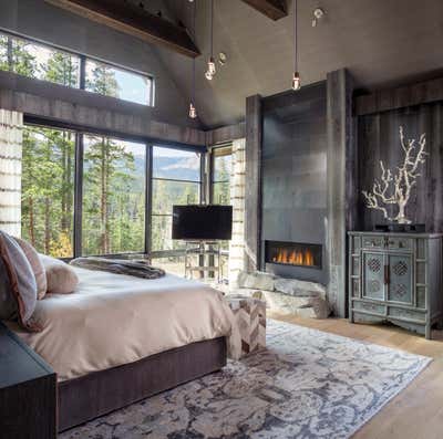 Modern Bedroom. Mountain Contemporary by Andrea Schumacher Interiors.