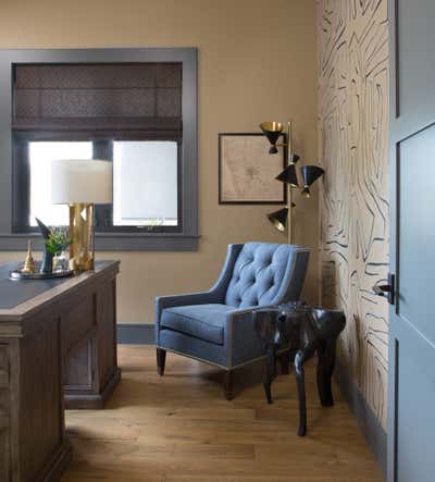  Contemporary Transitional Family Home Workspace. Rustic Reimagined by Andrea Schumacher Interiors.