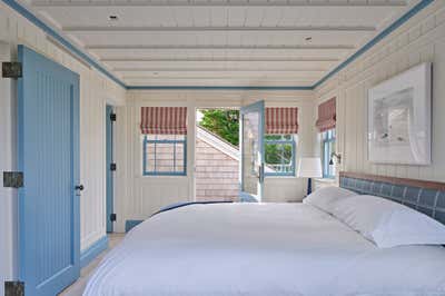  Traditional Beach House Bedroom. East Hampton Dunes by Gramercy Design.