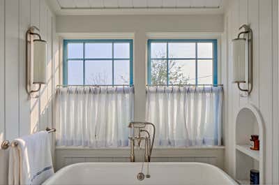  Traditional Beach House Bathroom. East Hampton Dunes by Gramercy Design.