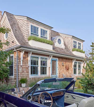  Traditional Transitional Beach House Exterior. East Hampton Dunes by Gramercy Design.