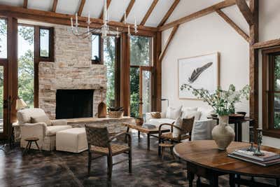  Farmhouse Country House Living Room. Carmel Valley by Caroline Davis.