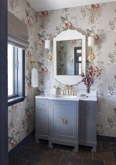 Asian Family Home Bathroom. Stately Suburban by Andrea Schumacher Interiors.