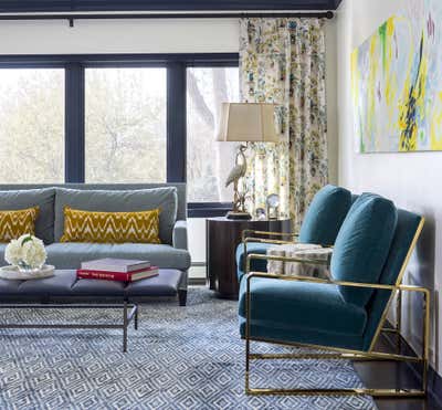  Maximalist Family Home Living Room. Stately Suburban by Andrea Schumacher Interiors.