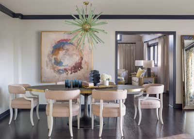  Asian Maximalist Dining Room. Stately Suburban by Andrea Schumacher Interiors.