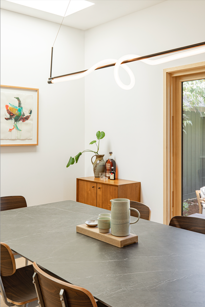  Organic Dining Room. Tabor Modern by THESIS Studio Architecture.