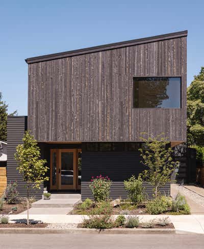 Organic Family Home Exterior. Tabor Modern by THESIS Studio Architecture.