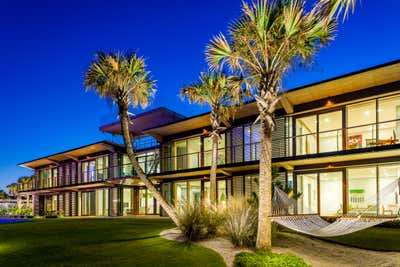 Industrial Beach House Exterior. Ponte Vedra Beach, FL by KMH Design.