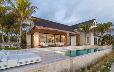 Minimalist Tropical Beach House Exterior. Bakers Bay, Bahamas by KMH Design.