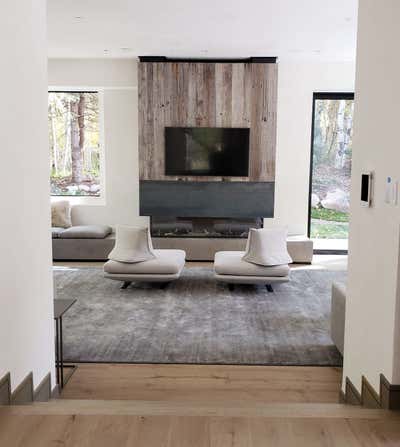 Modern Family Home Living Room. Crystal Lake - Aspen, CO by KMH Design.