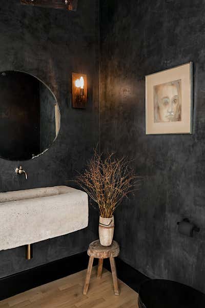  French Bathroom. LCD // Hutton Drive Project by Lindsey Colhoun Design Inc..